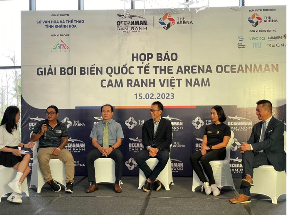 Giải bơi biển quốc tế The Arena Oceanman lần đầu tổ chức tại Việt Nam